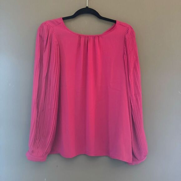 $90 J. Crew Petite pleated-sleeve top size small m5 - Picture 4 of 6